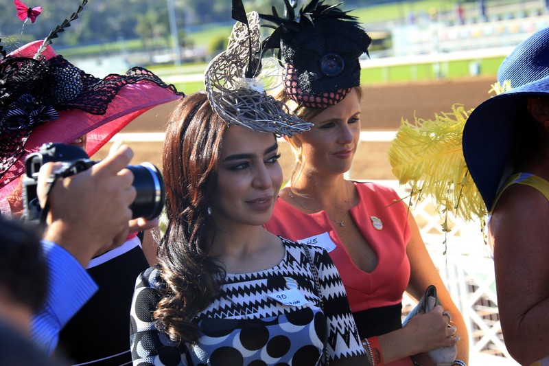 Racing day at Santa Anita Park